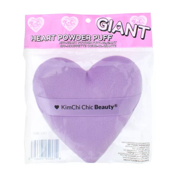HEART POWDER PUFF – 02 Giant 💖 💄 Kimchi Chic